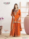 Sayonii By Gulzar Chinon Top With Plazo Dupatta Bulk Orders In India